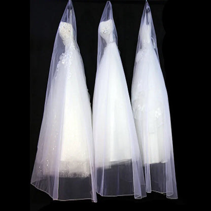 High-Grade 2M/2.5M Soft Tulle Wedding Dress Dust Cover — Breathable Mesh Garment Protector for Wedding Gown & Tuxedo