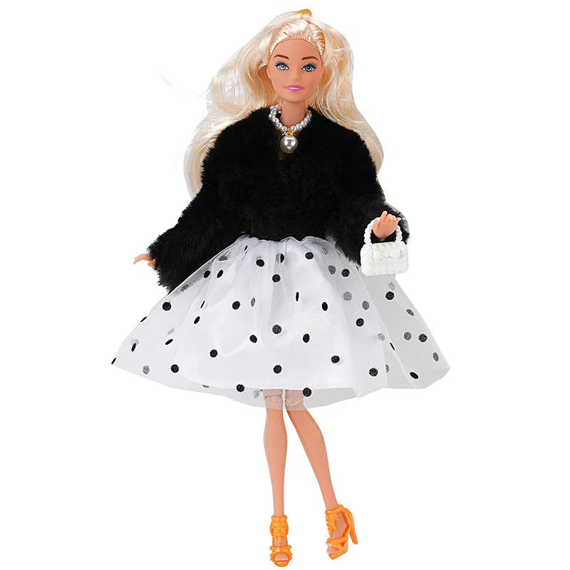 30cm Doll Clothes & Accessories – Dress for Babi, Blyth, 1/6 BJD Dolls, Birthday & Christmas Gift for Girls