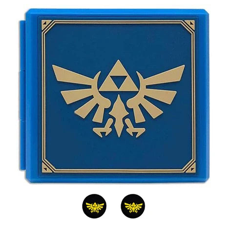 Switch Game Card Case for NS – Micro SD & OLED Cartridge Holder with 12 Game Card Storage