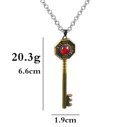JoJo’s Bizarre Adventure Arrow Pendant Necklace – Josuke & Jotaro Cosplay Jewelry Gift
