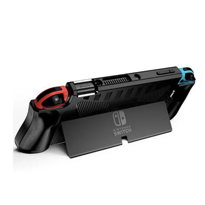 Protective Case for Nintendo Switch OLED – Ergonomic TPU Grip Shell, Dockable Cover for Comfort and Safety