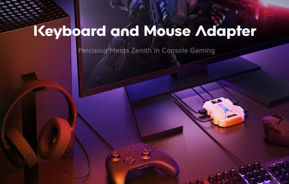 Aimzenix STRIKER PRO AX300 K&M Game Adapter – Multi-Platform Support for PS4, PS3, Xbox, Nintendo Switch with 3.5mm Headphones