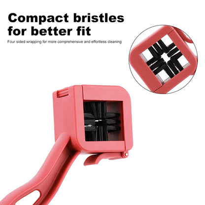 Motorcycle & Bicycle Chain Brush Cleaner — Plastic Scrubber for Chain Cleaning, Outdoor Road Maintenance Tool