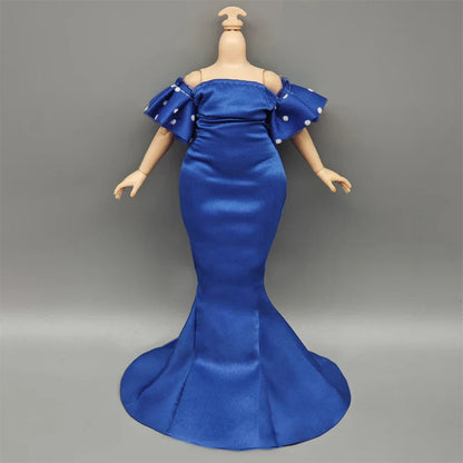 Handmade Doll Dresses & Shoes – Outfit for 28cm High School Dolls with Big Eyes & Long Eyelashes, Perfect Birthday Gift