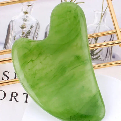 Guasha Massage Scraper – Beeswax Face & Eye Massager, Acupuncture Gua Sha Board for SPA and Beauty Therapy