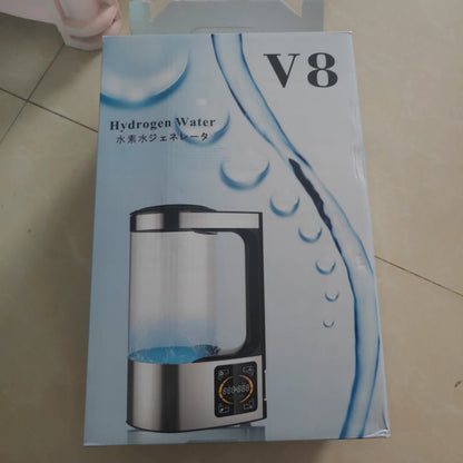 2L Hydrogen-Rich Electric Kettle – Electrolysis Water Heater & Generator with English Manual