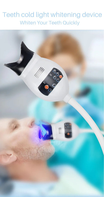 Dental Cold Light Lamp — 3-Color LED Teeth Whitening & Bleaching Accelerator for Dentistry