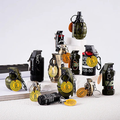 Grenade Model Cigar Lighter – Creative Metal Windproof Cigarette Lighter & Smoking Accessory