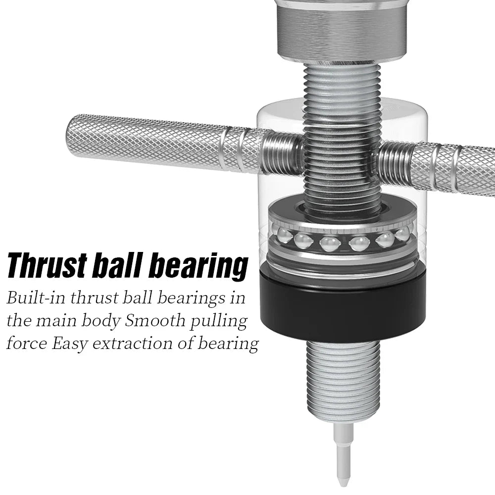LEBYCLE Bike Hub Bearing Removal Tool — MTB & Road Bicycle Hub Tower Puller for Hub Repair