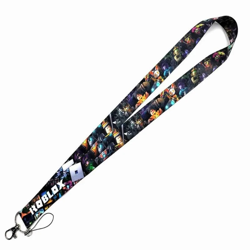 Roblox Mobile Phone Lanyard – Card Holder Key Accessory, Student Bus Card Anti-Loss Hard Shell Case, Decorative Item