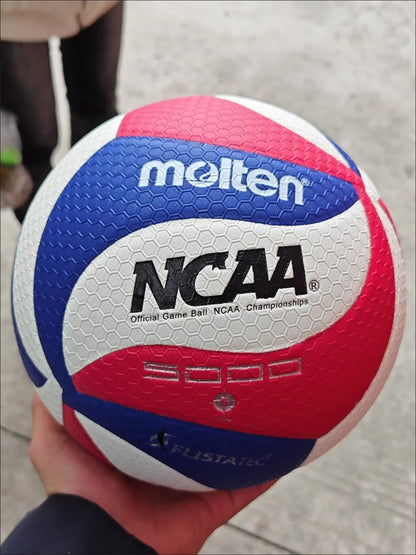 MOLTEN USA NCAA 5000 Official Game Volleyball – Championship-Approved Sports Ball