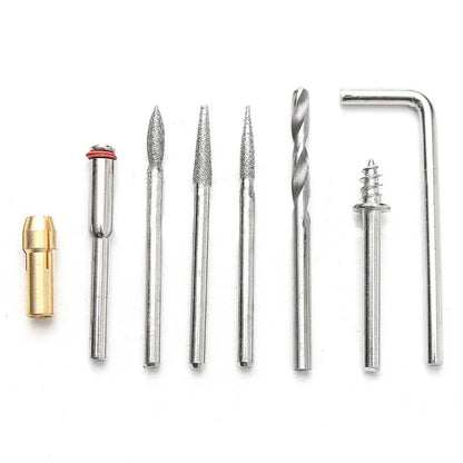 40PCS Micro Abrasive Tool Set | Electric Drill Multi-Rotor Accessory Set for Sharpening & Polishing