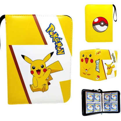2025 Pokémon Card Album – 400pcs & 900pcs PU Zipper Collection Book for Cards, Photo Storage, Kids’ Toys & Gifts