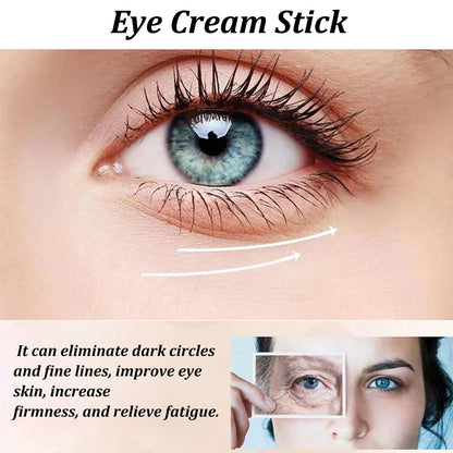 Snail Collagen Eye Cream Stick — Anti-Wrinkle, Dark Circle Remover, Firming & Moisturizing Eye Care for Puffiness and Fine Lines