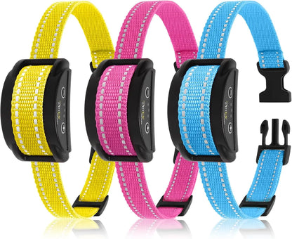 Anti-Bark Dog Collar - Adjustable 8-27 Inch Shock Training Collar for Small & Medium Dogs with Bark Control Device