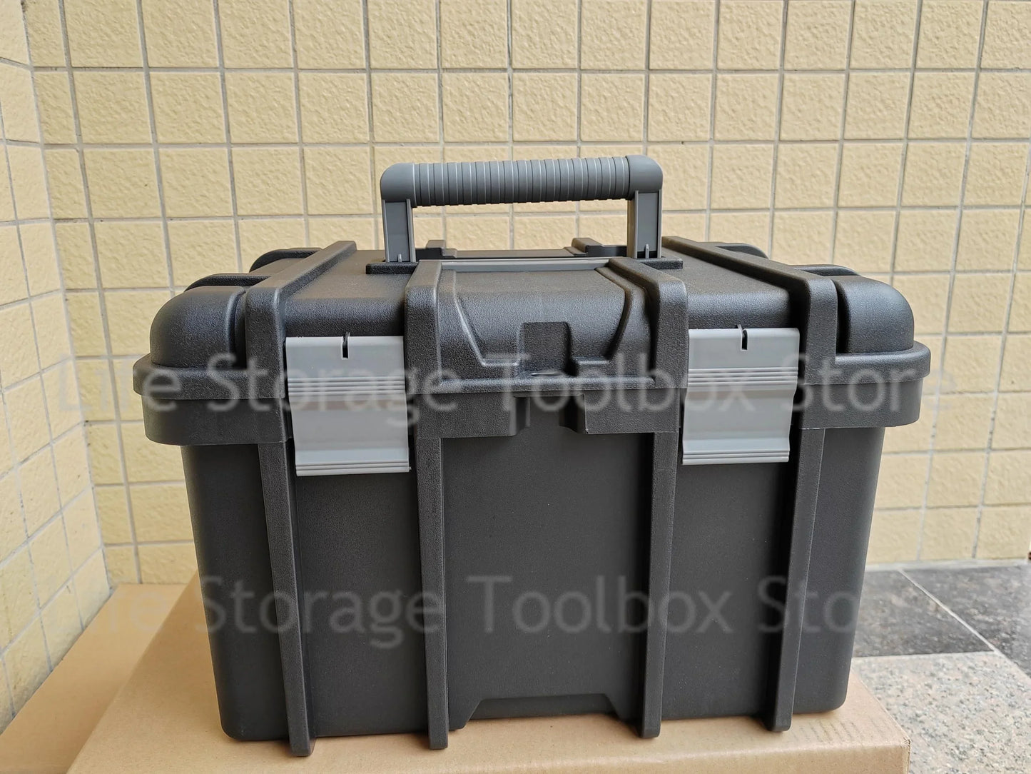 Large Portable Toolbox — Height-Adjustable Tool Organizer Suitcase for Garage, Workshop & Hardware Parts
