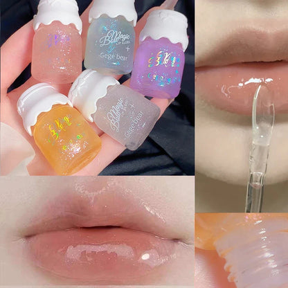 Butterfly-Shaped Milk Can Lip Balm – Moisturizing with Shimmering, Pouty Lips Effect
