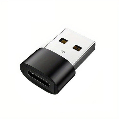 USB-C to USB Adapter – Type-C Male to Female Converter for Phones, PCs, and Laptops, 1/2/5pcs Pack