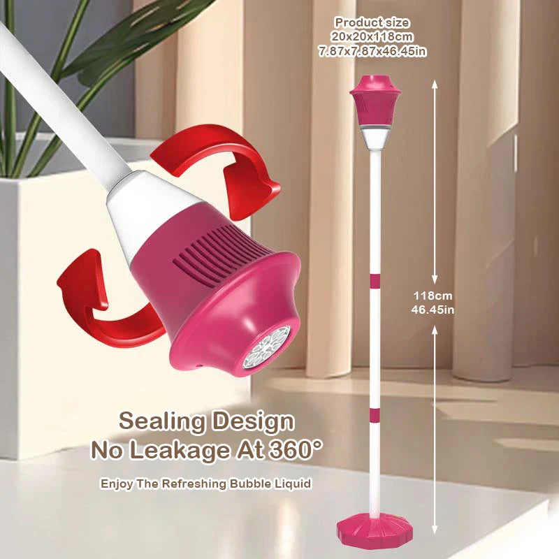 Street Light Bubble Machine – Fully Automatic Light-Up Bubble Maker for Birthday, Wedding & Outdoor Parties