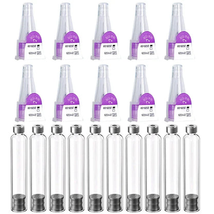 Magic Pen Tattoo & Insulin Pen Cartridges — 10pcs 3ml Empty Cassette Bottles for Lilly Injection