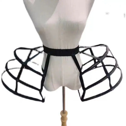 Women’s Baroque Pannier Petticoat – Victorian Bustle Hoop Skirt Underskirt Crinoline for Vintage Cosplay