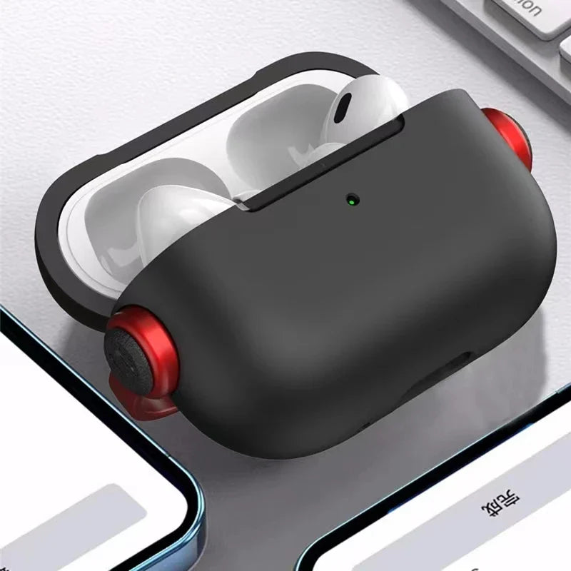 Protective Case for AirPods 1, 2, 3, Pro 2 – Wireless Bluetooth Earphone Cover Sleeve – Headphone Bag and Mobile Phone Holder