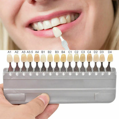 VITA 16 Colors Teeth Shade Guide – Classical Dentistry Equipment for Teeth Whitening & Porcelain Color Matching