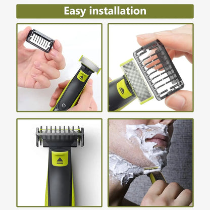 7/8 Guide Comb Guards for Philips OneBlade – Compatible with QP2520, QP2530, QP2620, QP2630, QP6510, QP6520, QP6620, Beard Trimmer & Face Hair Clippers