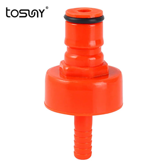 Home Brew Carbonation Cap & Line Cleaning Tool — Ball Lock Connector for Soda, Beer, PET Bottles