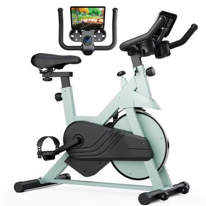 Superun Stationary Exercise Bike – 32-Level Magnetic Resistance, Low Noise Home Workout Cycling Bike
