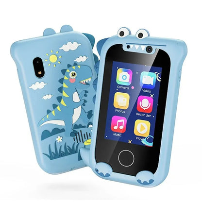 Kids Smart Phone Educational Toy - MP3 Player with Dual Camera, Touchscreen & 512MB Card for Learning & Fun