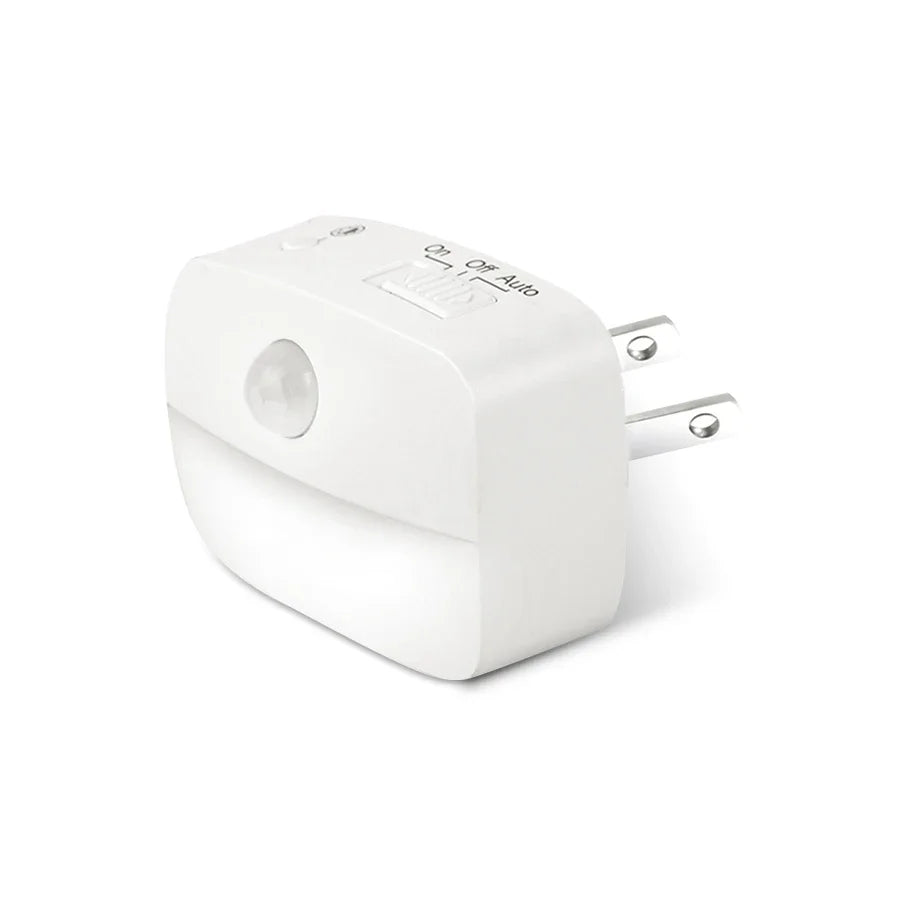 Motion Sensor LED Night Light – PIR Human Induction Lamp with EU/US Plug, Ideal for Bedroom, Hallway & Stairs Lighting