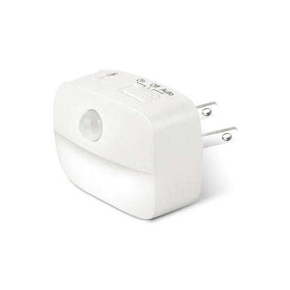 Motion Sensor LED Night Light – PIR Human Induction Lamp with EU/US Plug, Ideal for Bedroom, Hallway & Stairs Lighting