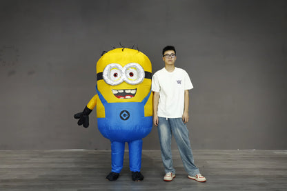 Inflatable Robot Costume - Adult Cartoon Mascot Cosplay Outfit for Halloween, Parties & Events