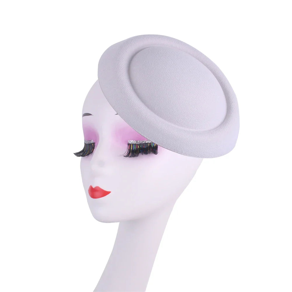 17CM Fascinator Bases for DIY Hair Accessories - Ladies' Wedding Hat, Millinery Cap for Bridal Chapeau