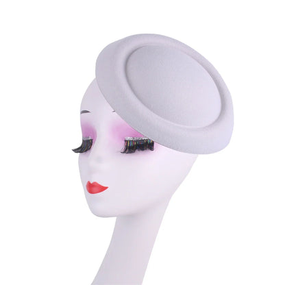 17CM Fascinator Bases for DIY Hair Accessories - Ladies' Wedding Hat, Millinery Cap for Bridal Chapeau