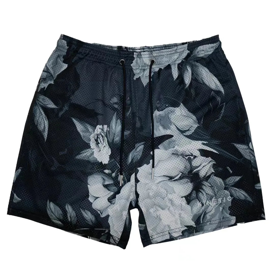 Kinetic Mesh Gym Shorts - Unisex Casual Fitness & Workout Shorts for Summer Sports
