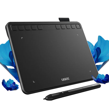 UGEE S640 6-Inch Graphic Drawing Tablet – Digital Pen Pad with 8192 Stylus for Windows, Mac, Android, Laptop