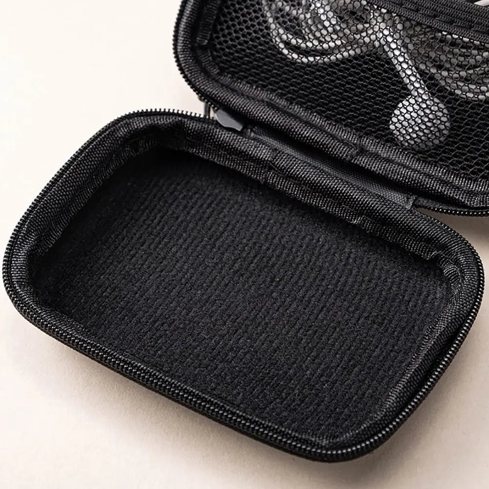 Mini EVA Storage Bag — Zipper Carrying Pouch for AirPods, Earphones, Phone, Charging Cables & Digital Accessories