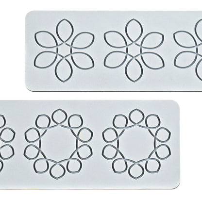 Chinoiserie Pavilion Silicone Mold — DIY Leaf, Flower & Swan Sugar Lace Pad for Chocolate & Crisp Cake Decoration