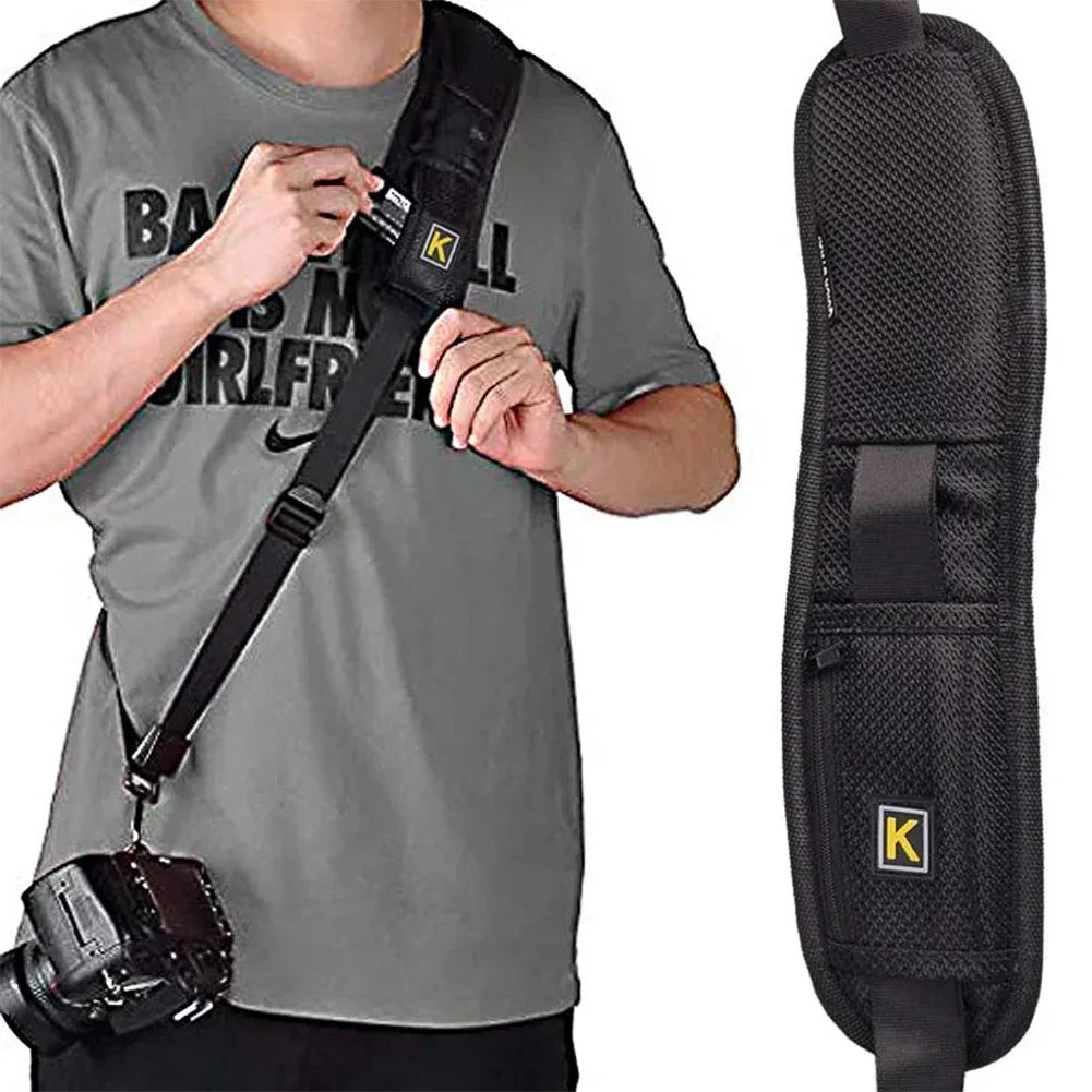 Adjustable Camera Shoulder Strap – Quick Release Neck Sling Belt for Canon, Nikon & Sony Digital Cameras