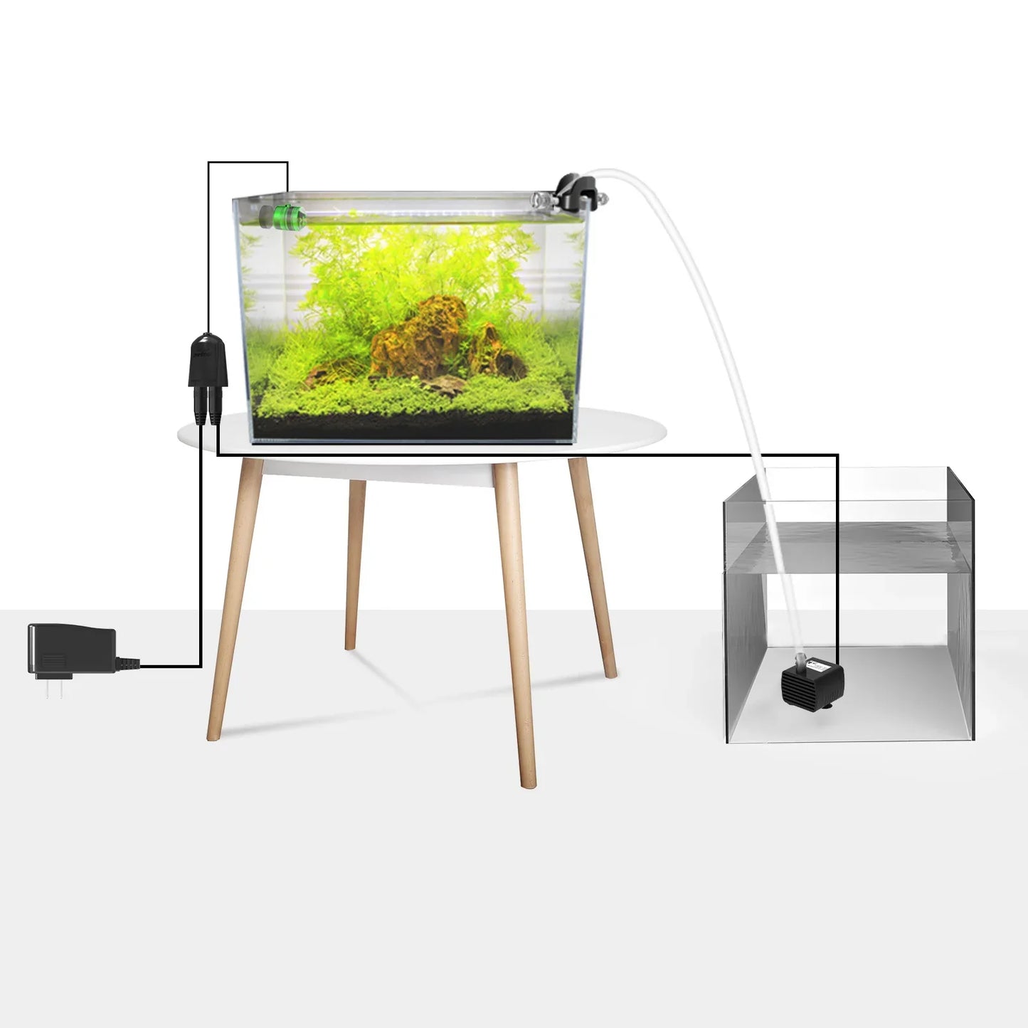 MagTool ATO-360P Smart Aquarium Water Refill Pump – Automatic Top Off (ATO) System for Fish Tanks with Filter Accessory