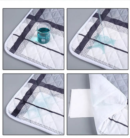 Waterproof Baby Mattress Protector – Washable Urine Mat with Cute Cartoon Design | Breathable Diaper Bedding Pad for Toddlers