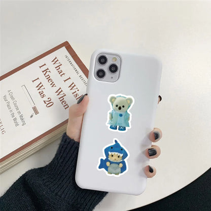 100/200pcs Calico Critters Stickers — Waterproof Cartoon Decals for Laptops, Scrapbooks, Skateboards & Kids’ Decor