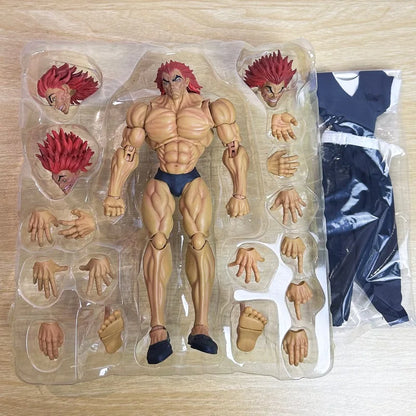 ST Baki Hanma Son of Ogre Action Figure – Hanma Yuujiro PVC Fighting Anime Model Toy Collection Gift