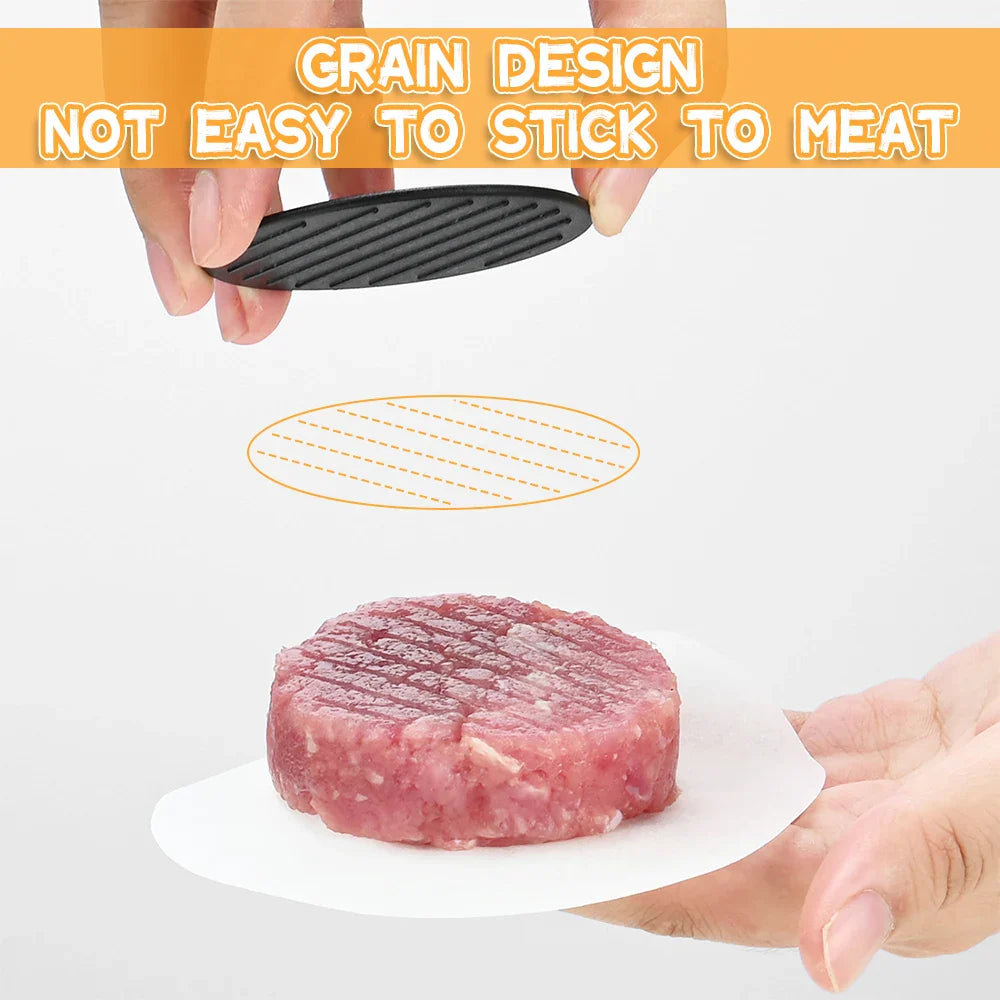 Hamburger Meat Press Maker - Non-Stick Round Shape Stuffed Burger Patties Grill Pie Press Mould - Kitchen Accessories