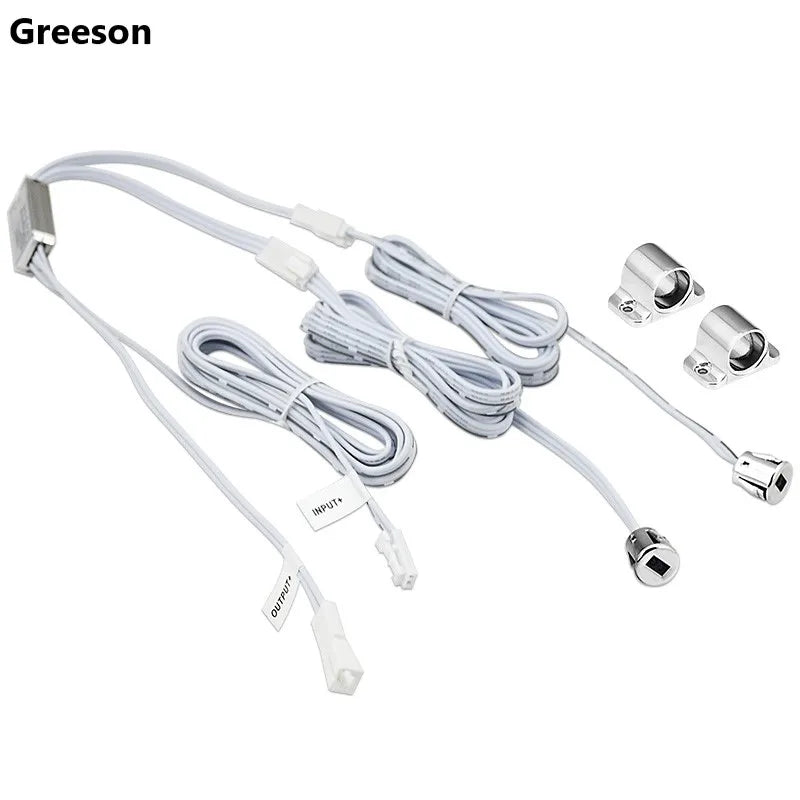 Furniture Cabinet Door LED Sensor Switch - 12V/24V IR Proximity Sensor for Door and Drawer Light Control