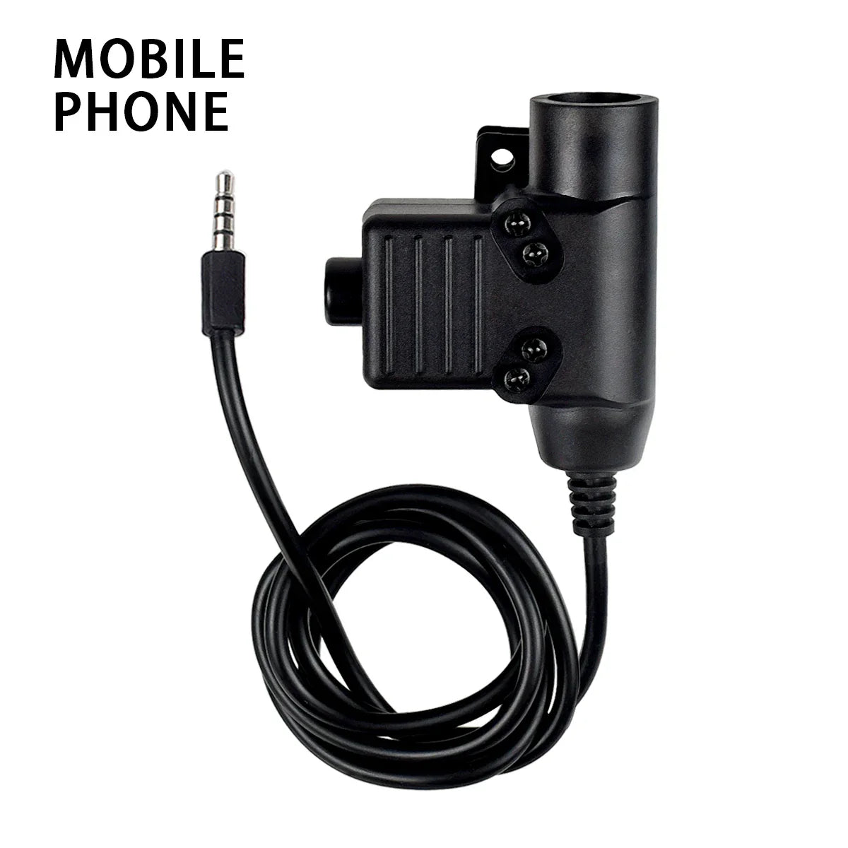 Tactical Bowman Elite II Headset – U94 PTT Communication Headphone for Kenwood & Baofeng UV-5R Radio Accessory