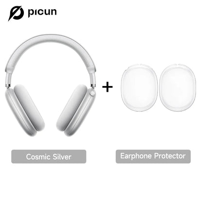 Picun F8 Pro ANC Wireless Headphones - 3D Spatial Audio Bluetooth Headset with HD Mic & Low Latency App Support