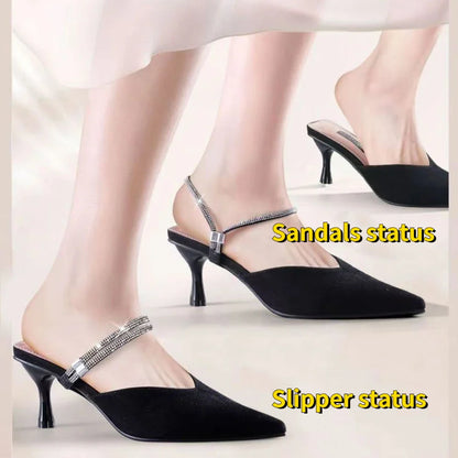 Women's Shoelaces Free Triangle Bundle - Adjustable Shoe Belt for High Heels - Ankle Holding Loose Anti-Skid Bundle Laces Tie Straps Band